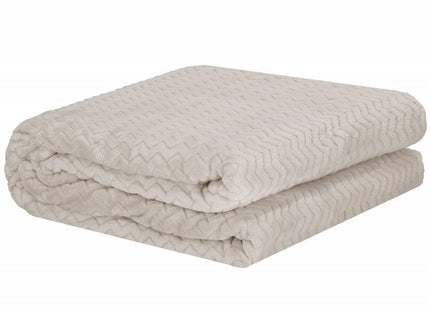 Plaid | Sprei | Deken | 160 x 200 cm | Beige