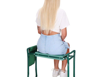 Kniebank - Tuinkruk - Werkbank - Tuinieren  - Onkruid - Tuin gereedschap - Groen