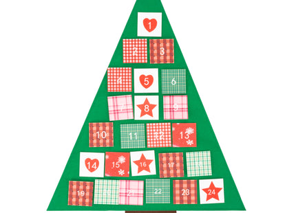 Adventskalender | 24 lades | Vilt | Kerstboom