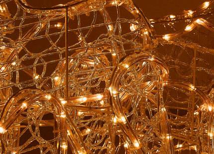 Rendier Met Slee | 480 LED Lampjes | Warm Wit