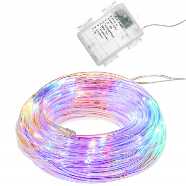 Kerstverlichting | Lichtslang | 5 m | Batterij | 50 LED | Multicolor