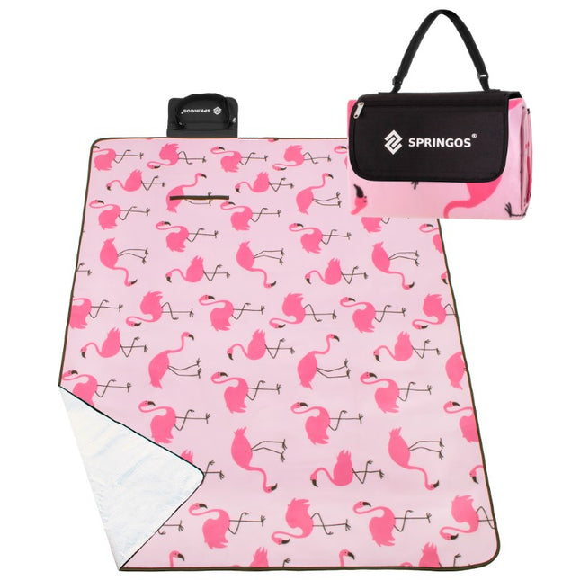 Picknickkleed | Picknickdeken | Buitenkleed | Picknick | 180 x 150 cm | Flamingo Roze