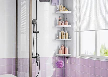 Doucherek - Doucerek Zonder boren - 254 CM - 320 CM - 4 Niveaus -  Wit
