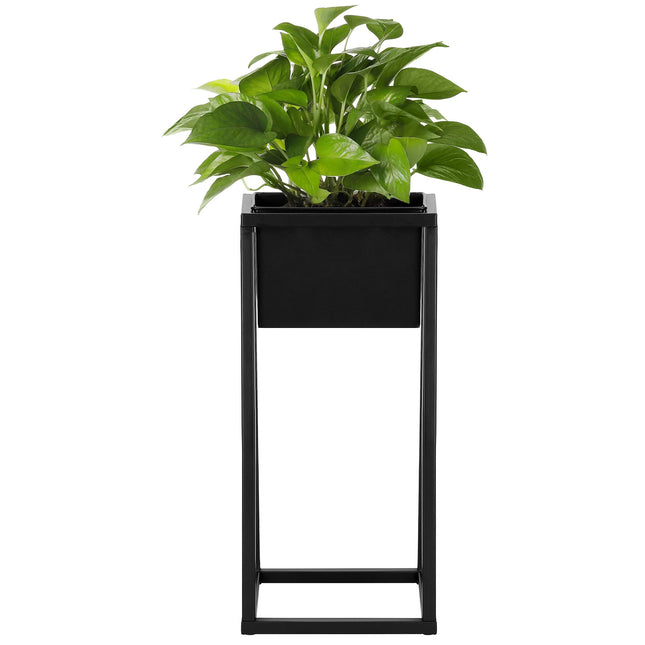 Staande Plantenbak | Plantenbakken | Bloempothouder | Metaal Zwart | 40 cm