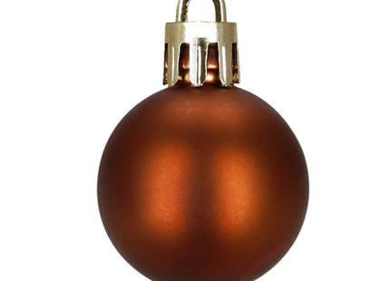 Kerstballen | 47 Stuks | Bruin/Wit/Goud