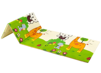 Speelmat | Speelkleed Foam | Opvouwbaar | Dieren | Meetlint in Centimeters | 150 x 200 cm