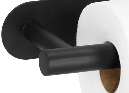 WC Rolhouder | Toiletrolhouder | Staal | Zwart