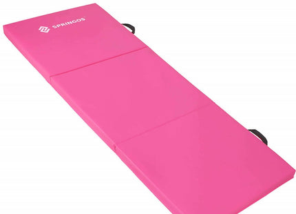 Fitnessmat | 3 Delig | 180 x 60 x 5.5 cm | Roze