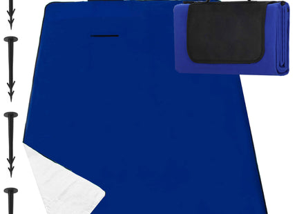 Picknickkleed | Picknickdeken | Buitenkleed | Picknick | 150 x 135 cm | Blauw
