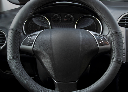 Carpassion Stuurhoes - Steering Cover - Leer - Ø 42-44 CM