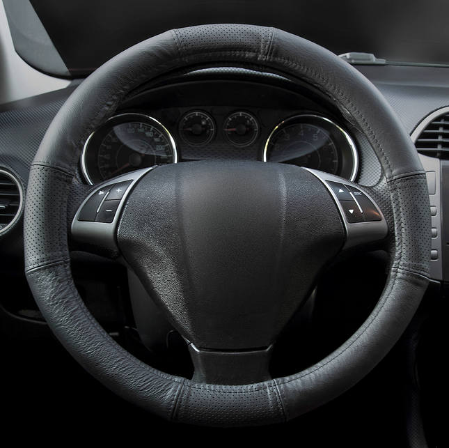 Carpassion Stuurhoes - Steering Cover - Leer - Ø 35-37 CM