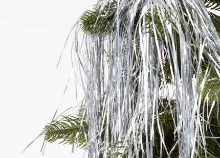 Engelenhaar - Kerstversiering - Kerstboom - Zilver  100 cm - 120 Stuks