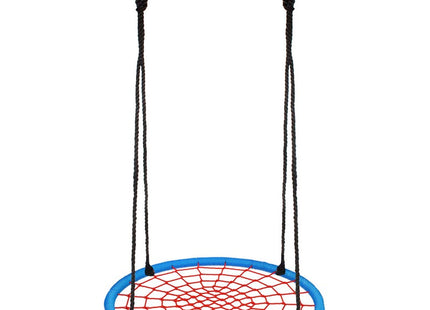 Nestschommel | Kinderschommel | Ø120 CM | Max 200 KG | Blauw/Rood