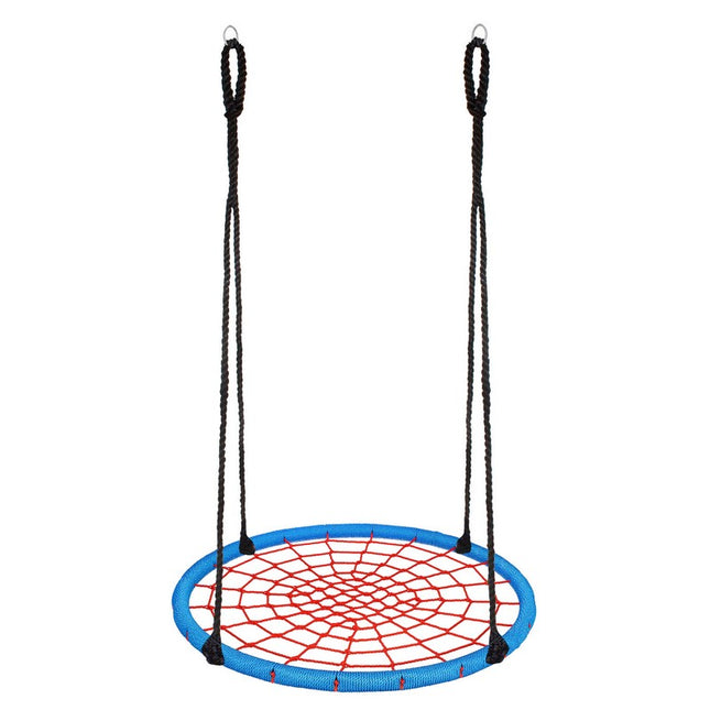 Nestschommel | Kinderschommel | Ø120 CM | Max 200 KG | Blauw/Rood