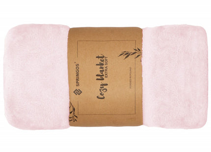 Fleece Deken | 200 x 220 cm | Lichtroze