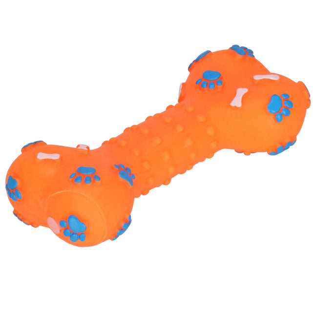 Hondenspeelgoed - Kauwbeen - Apporteren -Honden - Speeltje - Oranje - Rubber
