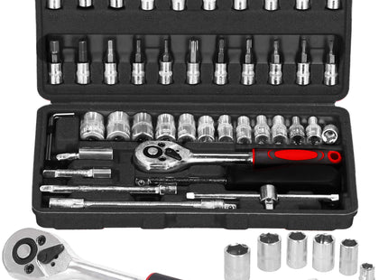 Dopsleutelsets - Gehard - Gereedschap Set - Koffer - 46 Stuks