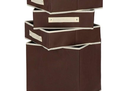 Kast Organizer | 3 Lades | Bruin/Beige