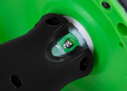 Buikspierwiel | Inclusief Kniemat | Groen/Zwart