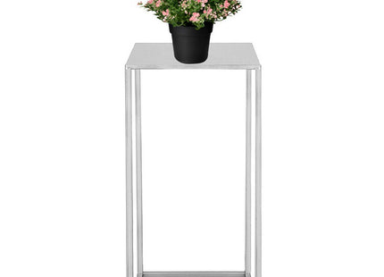 Plantenzuil | Plantentafel | Planten Etagère | Metaal Zilver | 40 cm