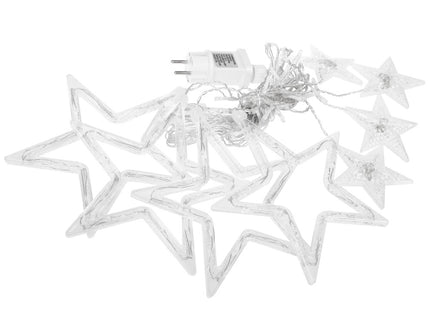 IJspegel Verlichting Buiten | Lichtgordijn | Sterren | Kerstverlichting Buiten | 2 m | 92 LED | Multicolor