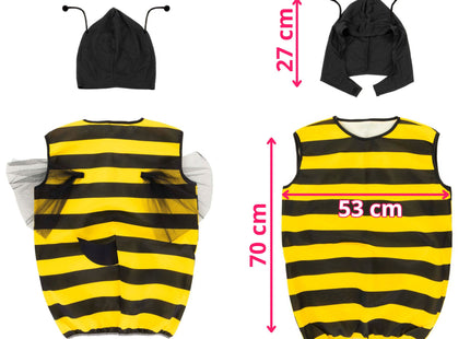 Bijenkostuum - Halloween - Voor Kinderen - Verkleedkleding - Geel/Zwart