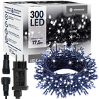 Kerstboomverlichting | met 300 LED Lampjes | 15 M | Koud Wit | Flits