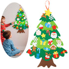 Decoratieve Kerstboom  | Kerstdecoratie | Vilt | 93 Cm | Veelkleurig