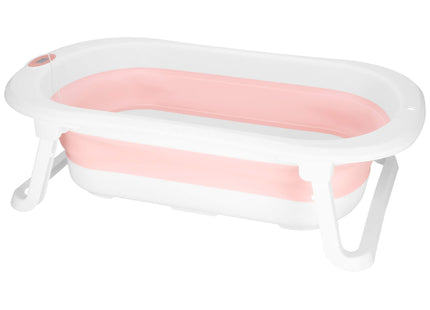 Opvouwbaar Baby Bad - Opvouwbaar - Draagbaar - Met Stop - Thermometer - Tot 12 Maanden - 40 L - Wit - Roze - 79 x 49 x 22 cm