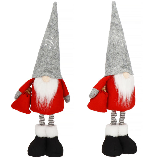 Kerstkabouter - Kerstdwerg - Kerstversiering - 42 cm
