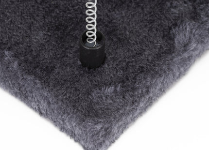 Krabpaal - 2 Etages - Voor Katten - Kattenhengels - Kattenspeelgoed -  Meubelbescherming - Met Ladder - 31X31X62 cm - Grafiet