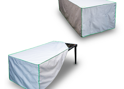 Tafelhoes -Tuintafelcover - Tuinset - Buitentafels - Maat M - 100 x 100 x 75 Cm - Grijs