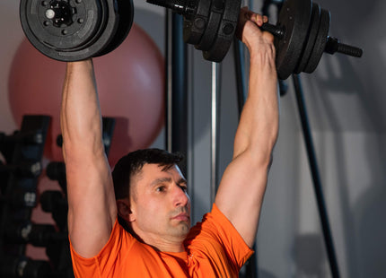 Dumbellset - 30 KG - Halter Verlengstuk - Verstelbaar - Complete Set - Thuis Sporten - Zwart