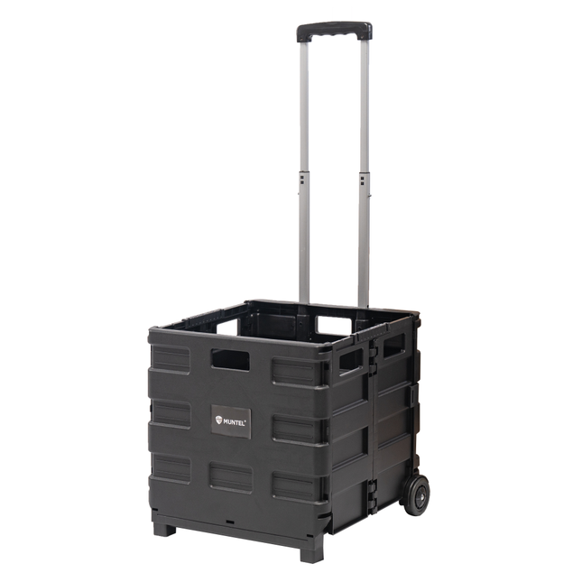 Boodschappentrolley - Boodschappenkrat - Met Twee Wielen - Inklapbaar - 50 L