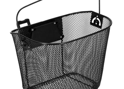 Fietsmand - Kliksysteem - Metaal - Zwart - 6 Kg