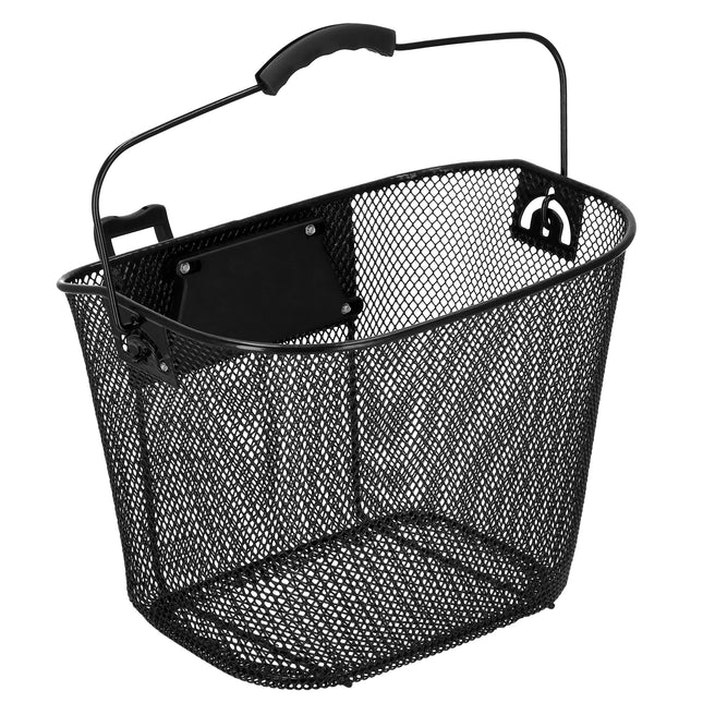 Fietsmand - Kliksysteem - Metaal - Zwart - 6 Kg