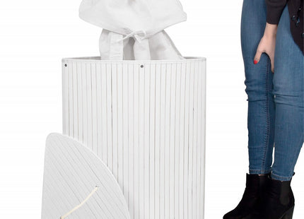 Hoek Wasmand | 73 L | Wit/Beige
