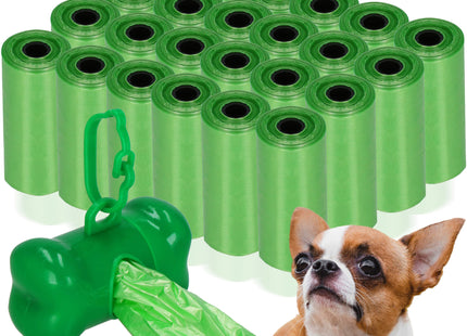 Poepzakjes - Voor Honden - Sterk - Groen - 24 Rollen - 432 Stuks