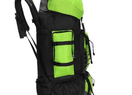 Backpack - Rugzak - Multifunctioneel - Kamperen - Reizen - Regenhoes - 90 Liter - Lichtgroen