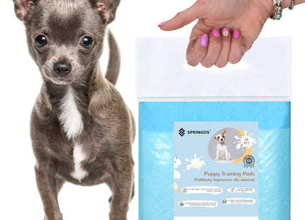 Puppy Training Pads| Plasmatjes Hond | Zindelijkheidstraining | 50 Stuks | 35 x 45 cm