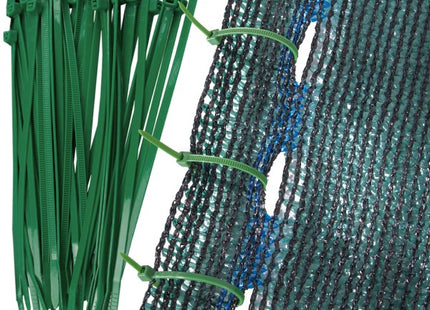 Zichtbreeknet | Zichtdoek | Privacynet | Schaduwdoek | Rol 1 x 50 m | 90 % Schaduw | 140g/m² | Groen