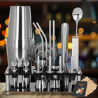 Cocktail Set | 14-Delige Cocktail Shaker Set | Bartenderset  | RVS | Zilverkleurig | 750 ML