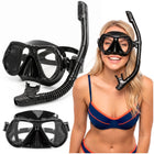 Snorkelset - Duikset - Snorkelmasker - Vinnen - Duikbril - Snorkel - Face Masker - DRY Top