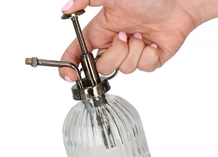 Plantenspuit | Plantensproeier | Vintage | 200 ml | Kunststof/Glas | Transparant