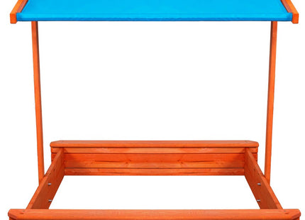Zandbak | Zandbak Met Deksel | Zandbak Met Bank | 118 x 118 cm