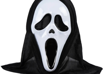 Halloweenmasker - Scream - Halloween - Skelet - Zwart/Wit
