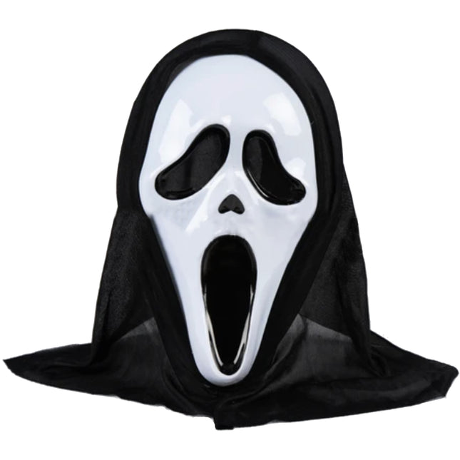 Halloweenmasker - Scream - Halloween - Skelet - Zwart/Wit