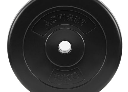 Halterschijf | 1 x 10 kg | Kunststof | Zwart | 31 MM