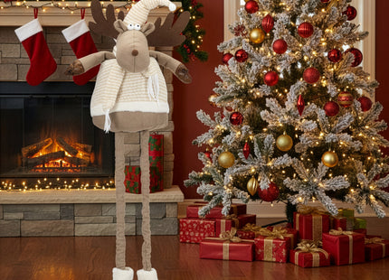 Kerst Rendier | 1 Stuk | Verstelbaar In Hoogte | 70 -110 cm