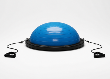 Muntel® - Balanstrainer - Balanskussen - Balansbal - Wiebelkussen - Fitnessbal - Ø 60 CM - Inclusief Weerstandsbanden En Pomp